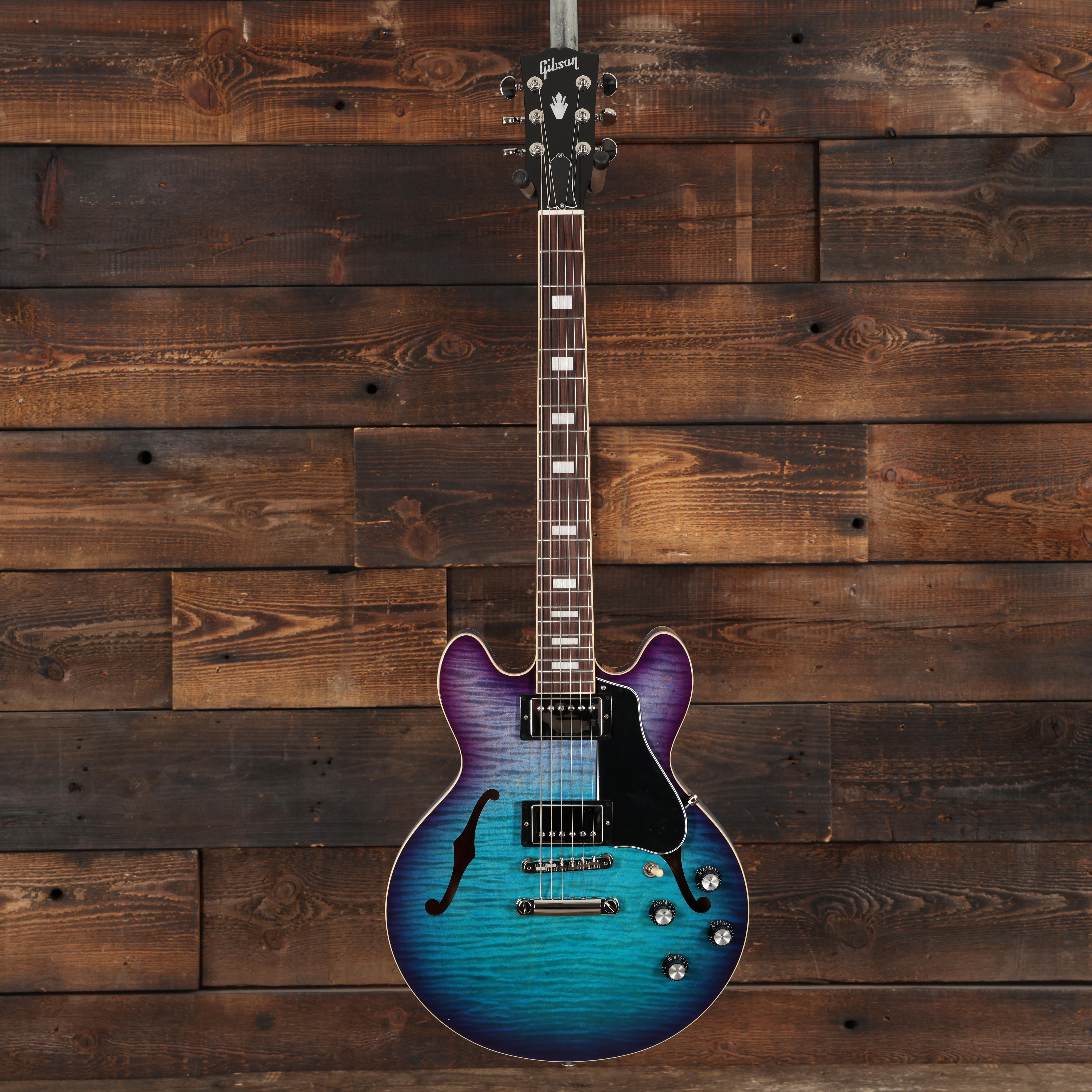 Gibson ES-339 Figured Semi Hollow Electric Guitar in Blueberry
